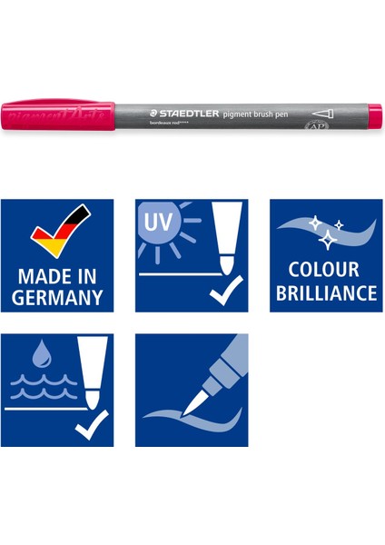 Staedtler - Wiz Design / 371 C36 Staedtler Fırça Uçlu Pigment Arts Kalem 36'lı