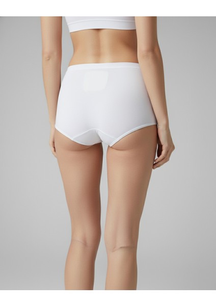 Kadın Külot Pamuklu Cotton 3'lü Paket Normal ve Battal Büyük Beden - Yıldız