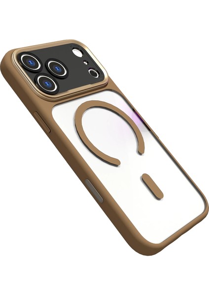 Apple iPhone 17 Pro Max Hazar Magsafe Kapak - Gold fiyatları