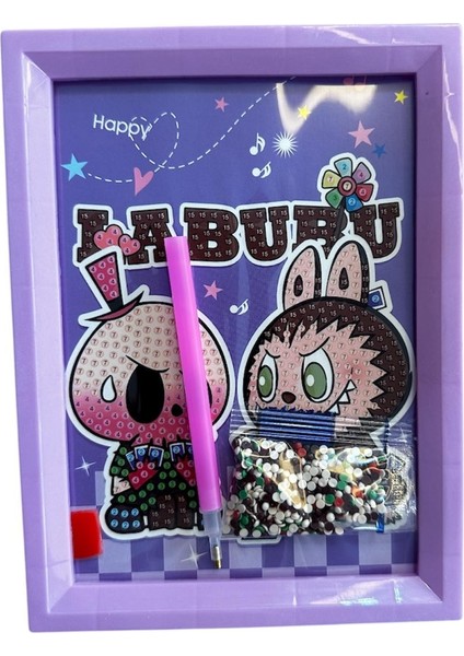 Labubu Elmas Boncuk Yapıştırma Taşlı Mozaik Elmas Puzzle fırsatları