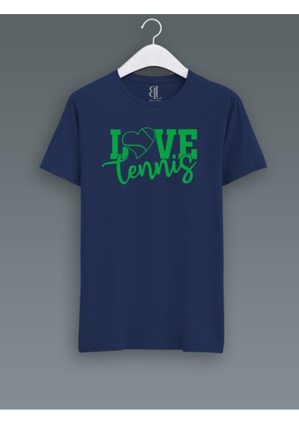 Love Tennis Yeşil Logo T-Shirt