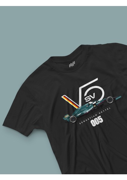 Sebastian Vettel Team Logo T-Shirt fiyatları