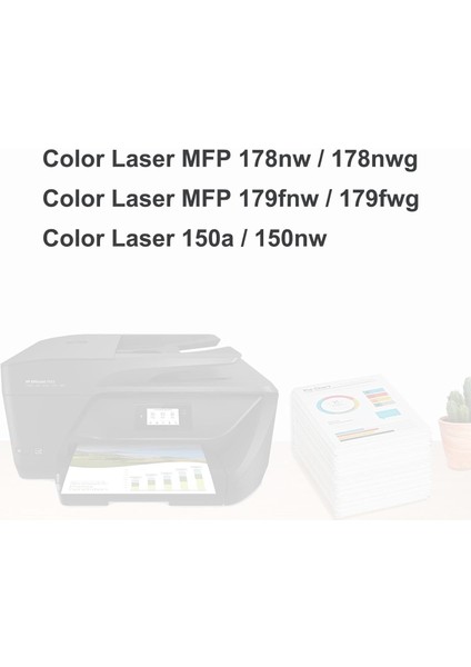 Color Laser 150A, 150NW Yazıcı Uyumlu 4 Renk Muadil Toner Seti 117A indirimleri