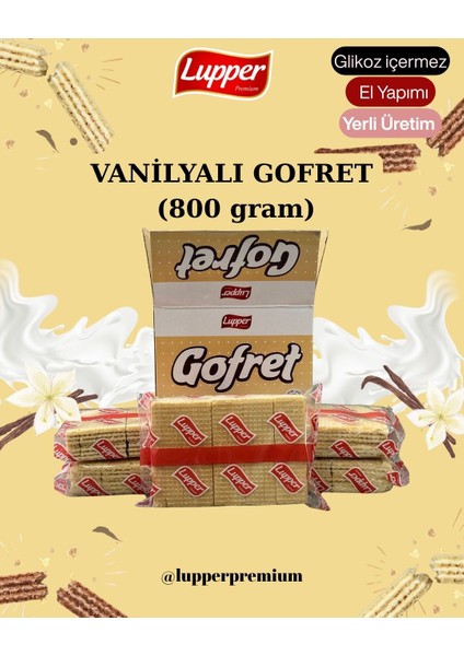 Vanilyalı Gofret (800 Gr)
