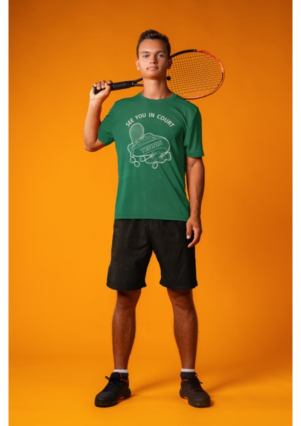 See You In Court Tennis T-Shirt modelleri