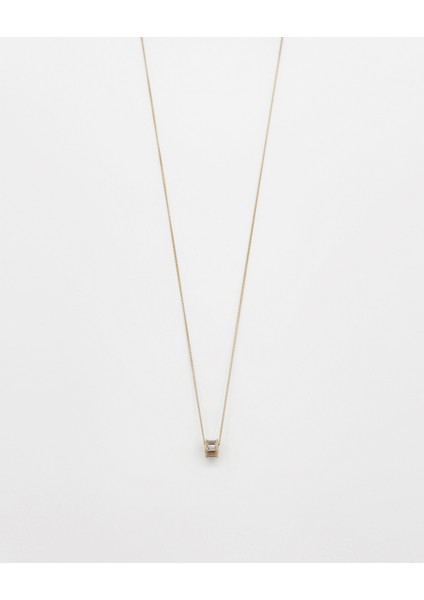 18K Rose Gold Plated Roller Kolye