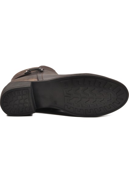 Kahve Zümrüt Fermuarlı Kürklü Kaymaz Kadın Bot 547820 Z fırsatları