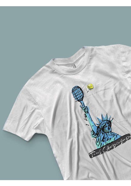 Özgürlük Heykeli Tenis Tişört
