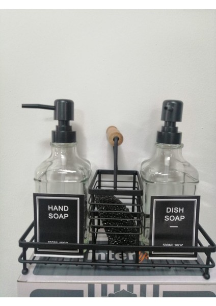 Metal Stantlı 2 Li Sıvı Sabunluk fiyatları