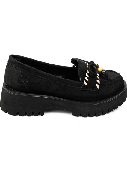 620 Siyah Süet Deri Günlük Kadın Ayakkabı fiyatları