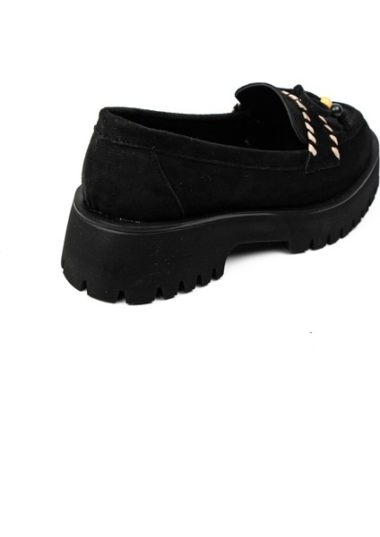 620 Siyah Süet Deri Günlük Kadın Ayakkabı fırsatları