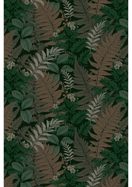 Yeşil Tropik Yapraklar 3 Boyutlu Isı ve Ses Yalıtımlı Duvar Kağıdı indirimleri