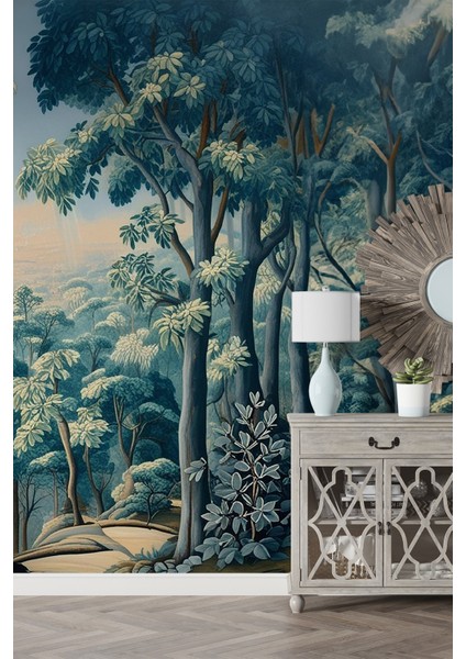 Orman Manzaralı Duvar Kağıdı 3 Boyutlu Isı ve Ses Yalıtımlı fırsatları