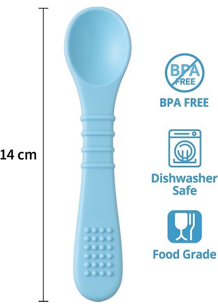 Silikon Mama Seti 11 Parça Mavi