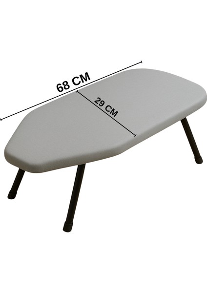 Mini Ütü Masası Pratik Konforlu Taşınabilir Portatif Hafif Asılabilir Seyahat Kompakt Ütü Masa 29X68