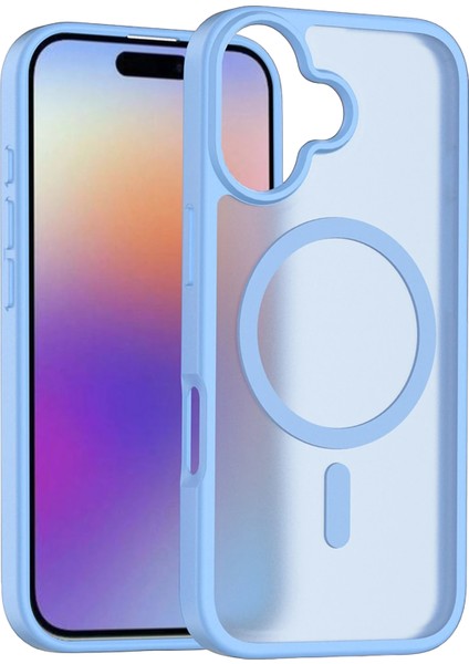 Apple iPhone 17 Jota Magsafe Kapak - Açık Mavi