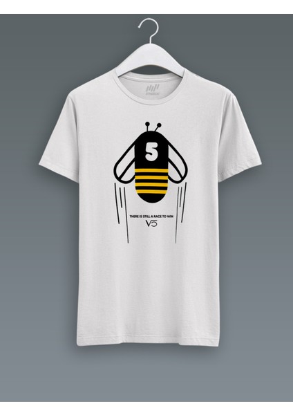 Vettel Serisi Save The Bees Arı Baskılı T-Shirt