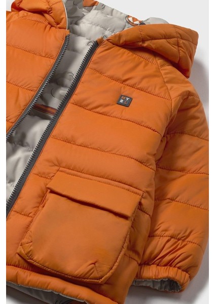 Erkek Çocuk 1-4 Yaş Çift Taraflı Mont Turuncu fırsatları