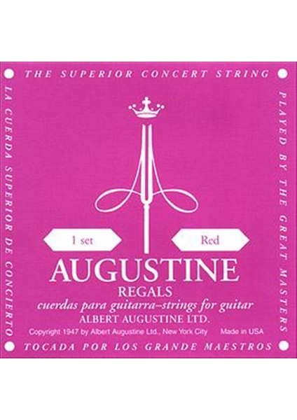 Augunstine Regals Red Set Klasik Gitar Teli 650527