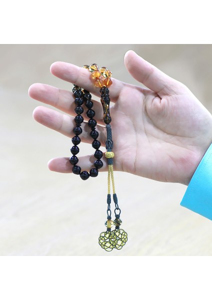 1000 Ayar Gümüş Özel Kazaz Püsküllü Istanbul Kesim Süzme Siyah Beyaz Ateş Kehribar Tesbih fırsatları