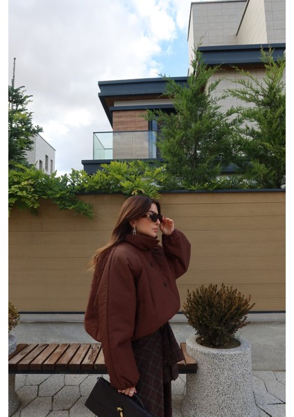 Tok Dokulu Şişme Mont