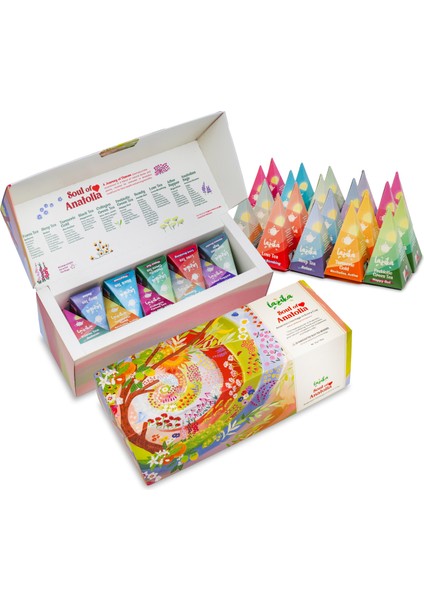 20'li Soul Of Anatolia-Yeşil Çay, Siyah Çay ve Bitki Çayı,20'li Pla Poşet, Premium Koleksiyon, Hediyelik fiyatları