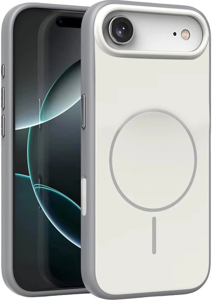 Apple iPhone 17 Air Neva Magsafe Kapak - Gri