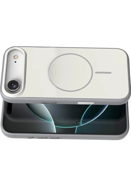 Apple iPhone 17 Air Neva Magsafe Kapak - Gri modelleri