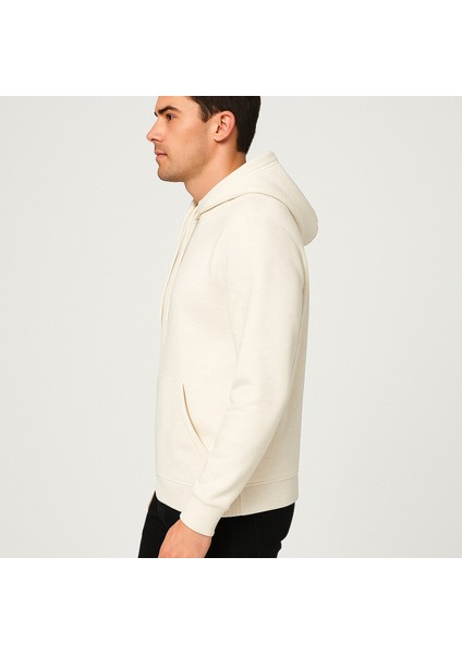 Üç Iplik Kapüşonlu Kanguru Cepli Sweatshirt Hoodie fiyatları