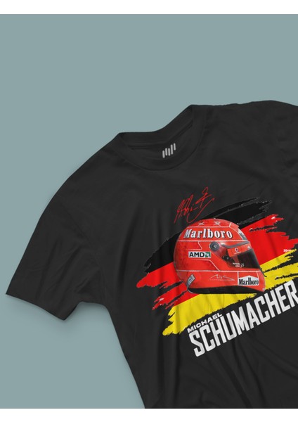 Michael Schumacher Vizör Baskılı T-Shirt fiyatları