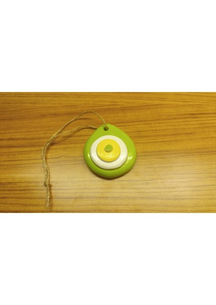 El Yapımı Yeşil Nazar Boncuğu-Dekoratif Nazar Boncuğu Askılı – El Yapımı Nazar Süsü - Pozitif Enerji Nazar Boncuğu fiyatları