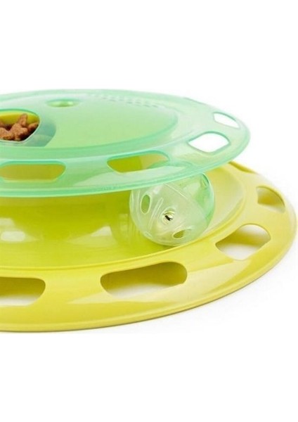 ® Döner Tablalı Kedi Yemek Yeme Kabı Eğlenceli Kedi Yemek Tabağı fırsatları