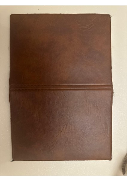 Isme Özel Deri Pasaport Kılıfı Pasaport Taşıma Cüzdanı -Kahverengi fırsatları