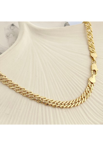 Kadın Zincir Kolye Vintage Kolye Kararmaz Xuping Vip Seri 14 Ayar Gold 60CM fırsatları