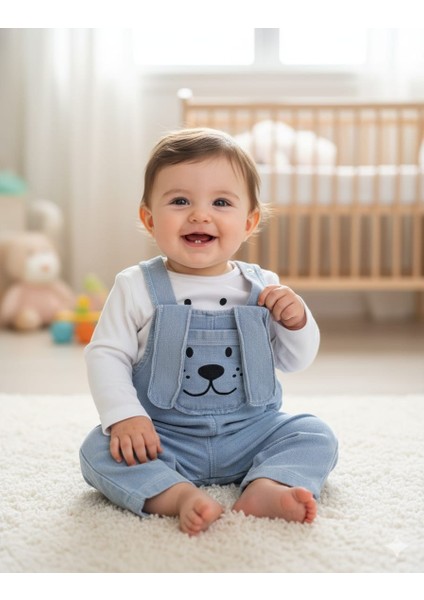 Laura Baby Erkek Bebek Çocuk Sevimli Tulum