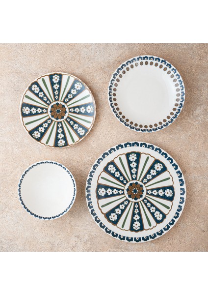 24 Parça 6 Kişilik Porselen Yemek Takımı