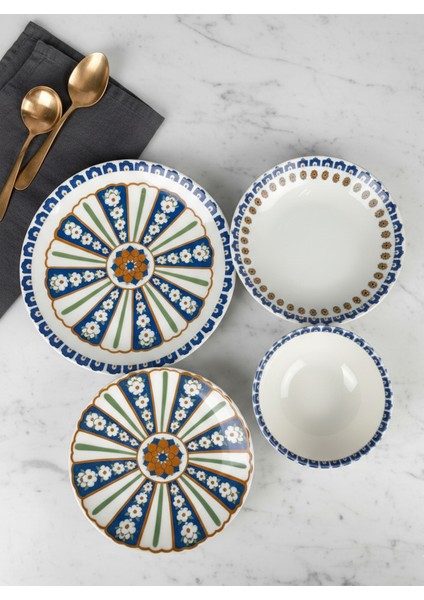 24 Parça 6 Kişilik Porselen Yemek Takımı modelleri
