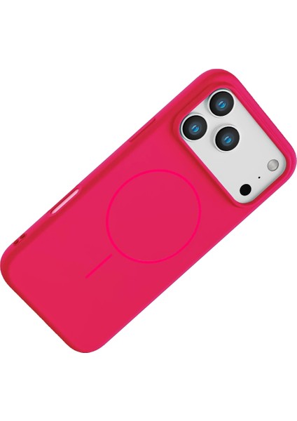 Apple iPhone 17 Pro Max Jully Magsafe Kapak - Pembe modelleri