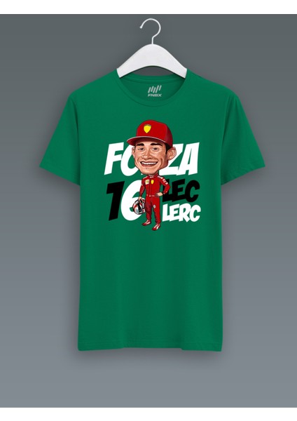 Forza Leclerc Kırmızı T-Shirt