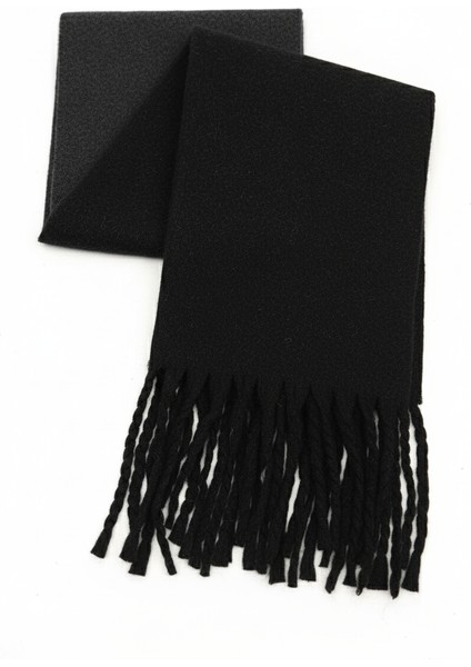 Klein Soft Touch Püskül Detaylı Yün Dokulu Premium Kışlık Şal Saçaklı Atkı modelleri