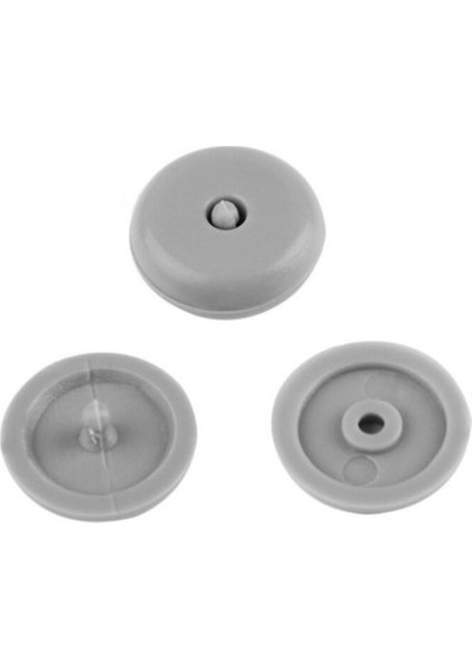 10'lu Set Gri Emniyet Kemeri Çıtçıtı Klipsi Düğmesi Stop Düğme Toka Tüm Araçlar Için