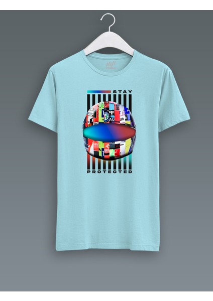 Stay Protected Kaskları T-Shirt