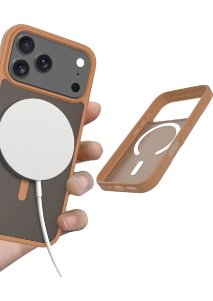 Apple iPhone 17 Pro Max Jota Magsafe Kapak - Çöl Titanyum fırsatları