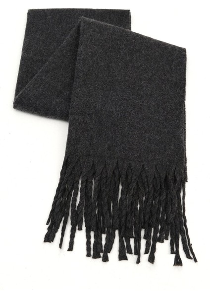 Klein Soft Touch Püskül Detaylı Yün Dokulu Premium Kışlık Şal Saçaklı Atkı modelleri