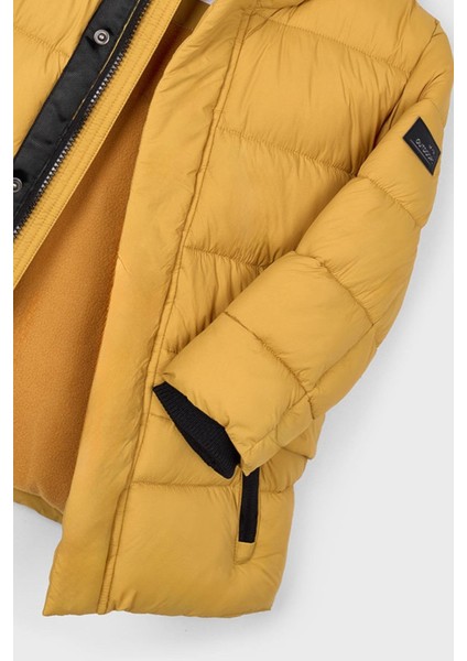 Erkek Çocuk 4-9 Yaş Uzun Dolgulu Mont Hardal fırsatları