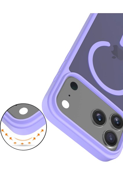 Apple iPhone 17 Pro Max Jota Magsafe Kapak - Lila fiyatları