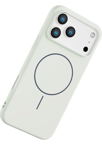 Apple iPhone 17 Pro Max Jully Magsafe Kapak - Beyaz modelleri