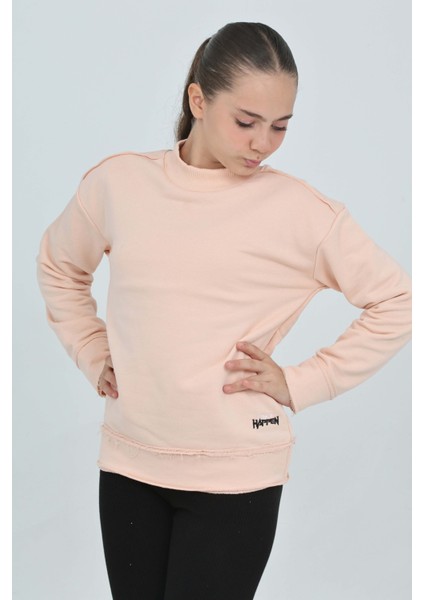Kız Çocuk Happen Nakışlı Sweatshırt fiyatları