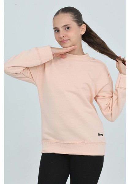 Kız Çocuk Happen Nakışlı Sweatshırt fırsatları