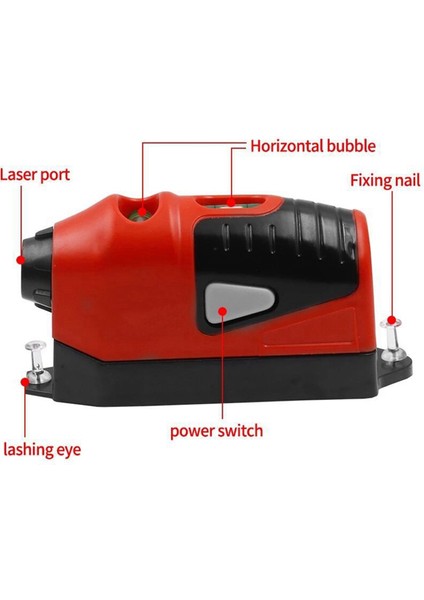 Mini Dikey Ruh Seviyesi Aracı Lazer Seviyesi Lazer Kılavuzlu Seviye Hat Ölçüm Göstergesi Aracı Ahşap Işleme B Için (Yurt Dışından) indirimleri